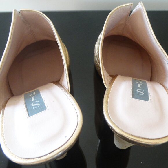 SJP by Sarah Jessica Parker Rigby Mule Rosegold 3.75" Heels EU 38. US 8 Italy - Picture 8 of 10